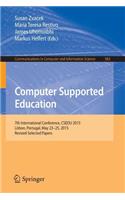 Computer Supported Education