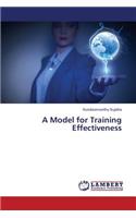 Model for Training Effectiveness