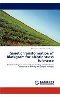 Genetic transformation of Blackgram for abiotic stress tolerance