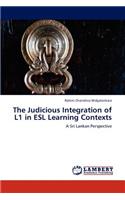Judicious Integration of L1 in ESL Learning Contexts