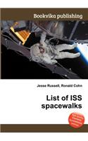 List of ISS Spacewalks: (English)