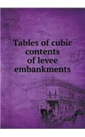 Tables of Cubic Contents of Levee Embankments