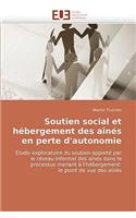 Soutien social et hébergement des aînés en perte d''autonomie