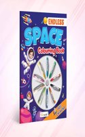 Endless Space Colouring Book With Crayons |The Galactic Coloring Odyssey