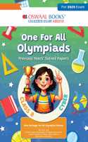 Oswaal One for All Olympiads Previous Year Solved Papers Class 8 Cyber For 2025 Exam