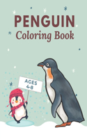 Penguin Coloring Books Ages 4-8