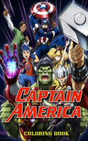 Captain america coloring book