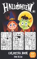 Halloween Coloring Book For Kids Ages 2-4