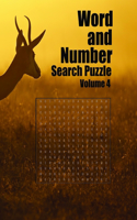 Word and Number Search Puzzle Volume 4