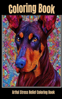Artful stress relief coloring book: Chill with Chihuahuas: Relaxing Doggy Faces to Color