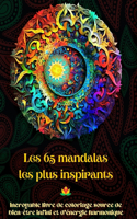Les 65 mandalas les plus inspirants - Incroyable livre de coloriage source de bien-être infini et d'énergie harmonique