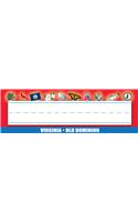 Virginia Nameplates - Pack of 36