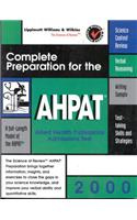 Complete Preparation for the APHAT: Allied Health Professions Admission Test