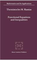 Functional Equations and Inequalities