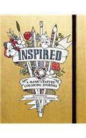 Inspired: A Hand-Crafted Coloring Journal