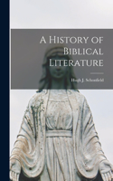 History of Biblical Literature