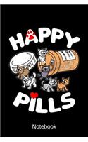 Notebook - Happy Pills: Cat Lover Diary