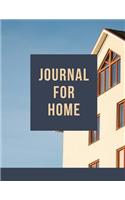 Journal for Home: One Year Weekly Journal Planner, Undated, Space for Important Numbers and Priorities