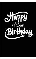 Happy 63rd birthday