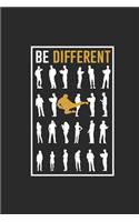 Be Different: Karate Notebook, Blank Lined (6 x 9 - 120 pages) Martial Arts Themed Notebook for Daily Journal, Diary, and Gift