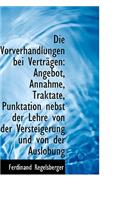 Die Vorverhandlungen bei Verträgen
