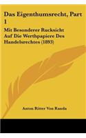 Eigenthumsrecht, Part 1