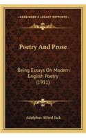 Poetry and Prose