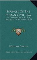 Sources Of The Roman Civil Law
