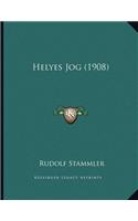 Helyes Jog (1908): (Hebrew)