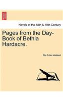 Pages from the Day-Book of Bethia Hardacre.