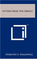Letters from the Orient
