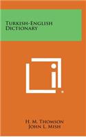 Turkish-English Dictionary