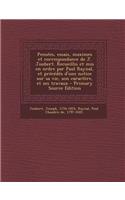Pensées, essais, maximes et correspondance de J. Joubert. Recueillis et mis en ordre par Paul Raynal, et précédés d'une notice sur sa vie, son caractère, et ses travaux