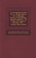 La Correspondance Inédite De L.-c. De Saint Martin