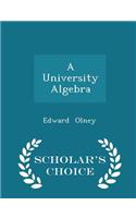 A University Algebra - Scholar's Choice Edition