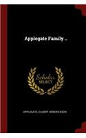 Applegate Family ..