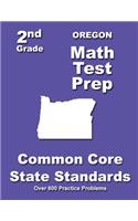 Oregon 2nd Grade Math Test Prep: Common Core State Standards(English)