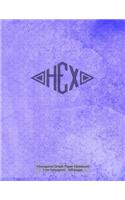 Hexagonal Graph Paper Notebook 1 cm hexagons - 160 pages