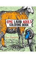 Epic Lamb Adult Coloring Book