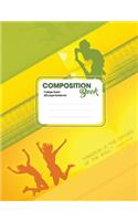 Composition book College-ruled Notebook Journal for school, student, teacher, office 7.44 x 9.69in