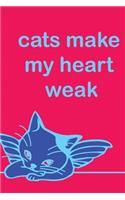 cats make my heart weak