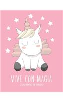 Vive con magia - Cuaderno de dibujo
