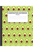 Cute Avocado Notebook