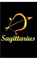 Sagittarius: Weekly 100 page 6 x9 Dated Calendar Planner and Notebook For 2019-2020 Academic Year