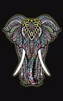 Password Log: Internet Password Logbook Large Print with Tabs - Mandala elephant Cover