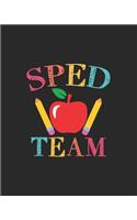 Sped Team: Teacher Appreciation Notebook Or Journal