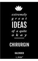 Kalender für Chirurgen / Chirurg / Chirurgin