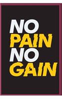 NO PAIN no gain