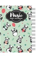 Music Sheet Notebook