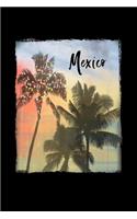 Mexico: Mexican Feliz Navidad Christmas Notebook With Lined College Ruled Paper For Taking Notes. Stylish Tropical Travel Journal Diary 6 x 9 Inch Soft Cove